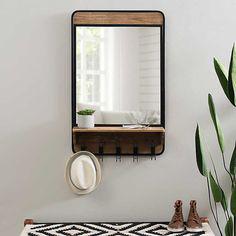 آینه دیواری با شلف (m283)
