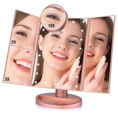 آینه آرایشی چراغدار (m636)