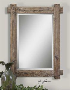 آینه دیواری چوبی (m973)