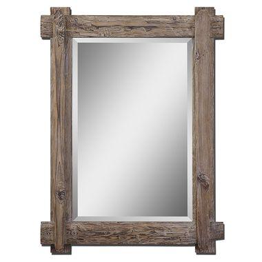 آینه دیواری چوبی (m960)|ایده ها