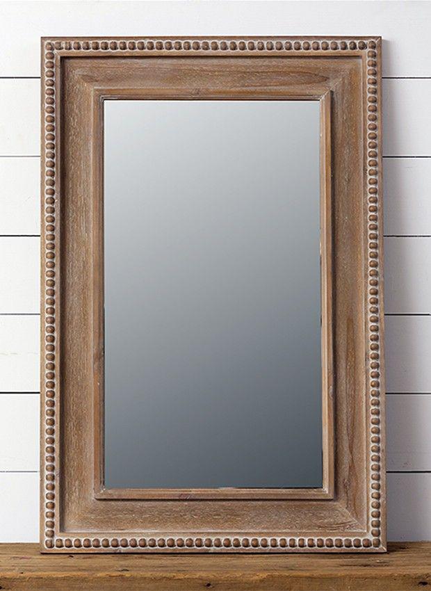آینه دیواری چوبی (m961)|ایده ها