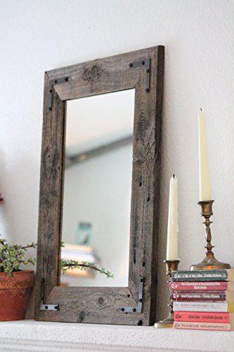 آینه دیواری چوبی (m969)|ایده ها