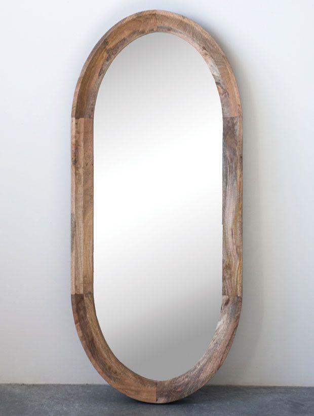 آینه دیواری چوبی (m966)|ایده ها