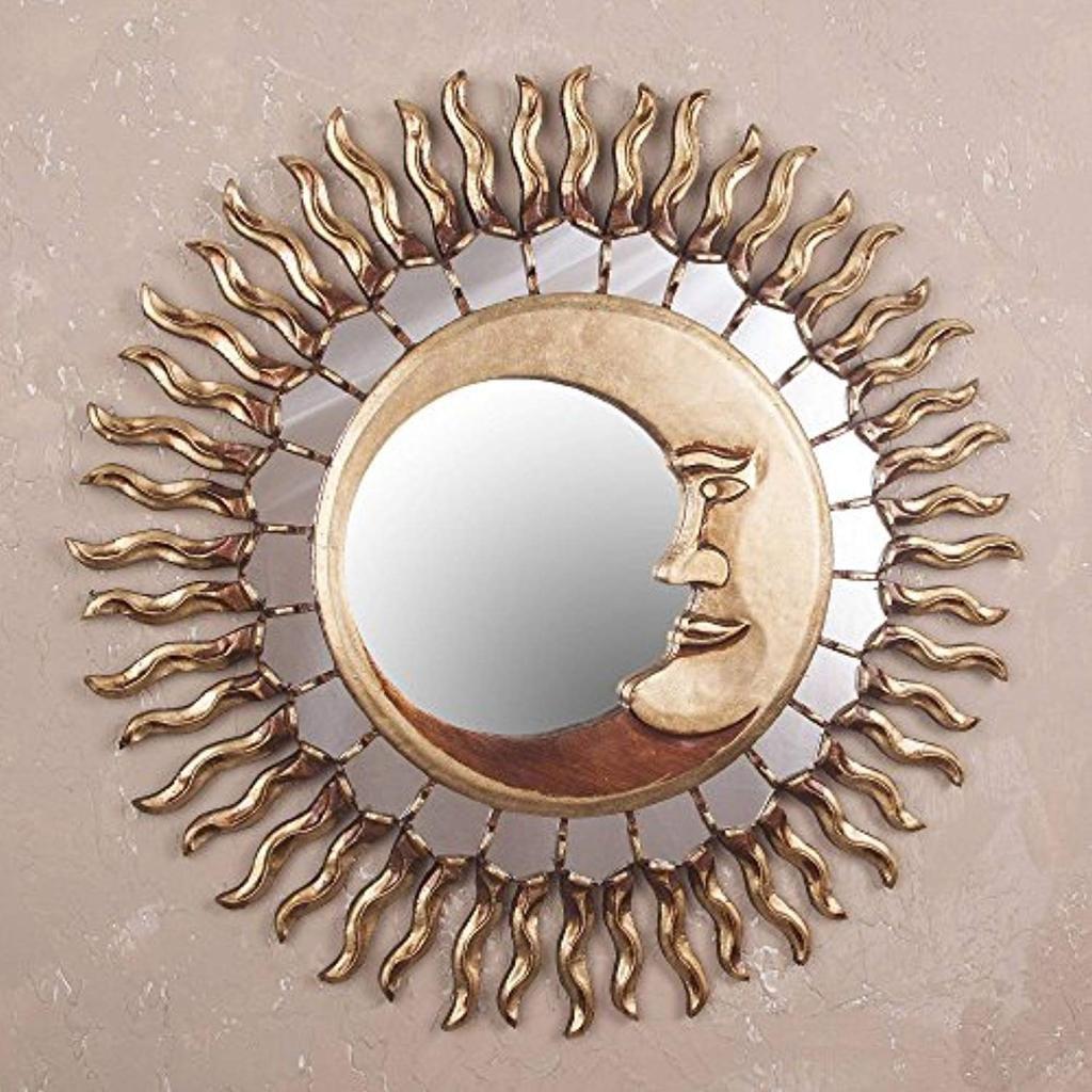 آینه دیواری طرح خورشید (m1039)|ایده ها