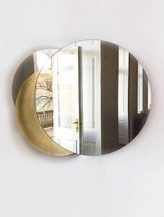 آینه دیواری طرح خورشید (m1069)