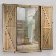 آینه دیواری با قاب چوبی (m1510)