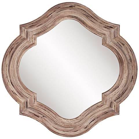 آینه دیواری چوبی (m2075)|ایده ها