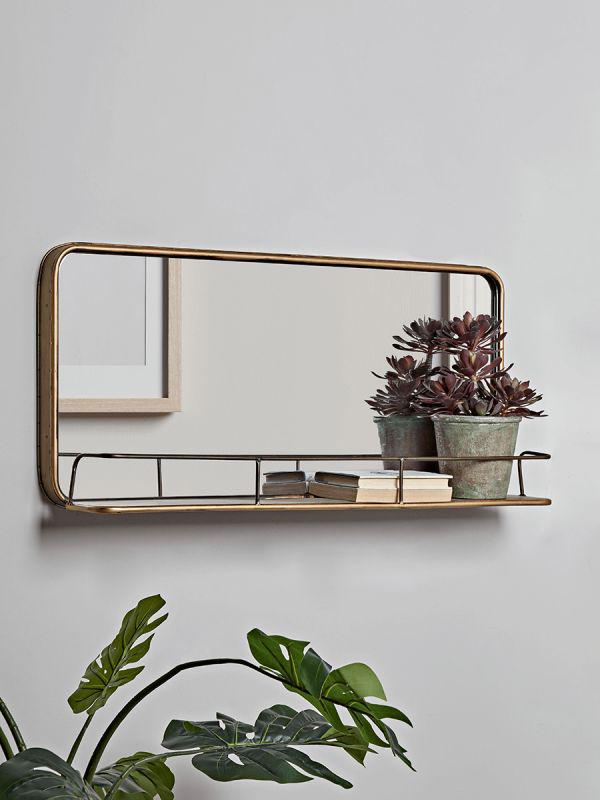 آینه دیواری با شلف (m1818)|ایده ها