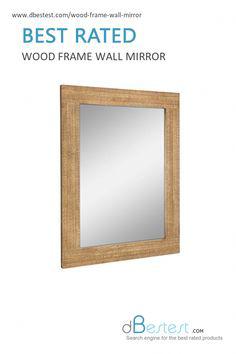 آینه دیواری با قاب چوبی (m2477)