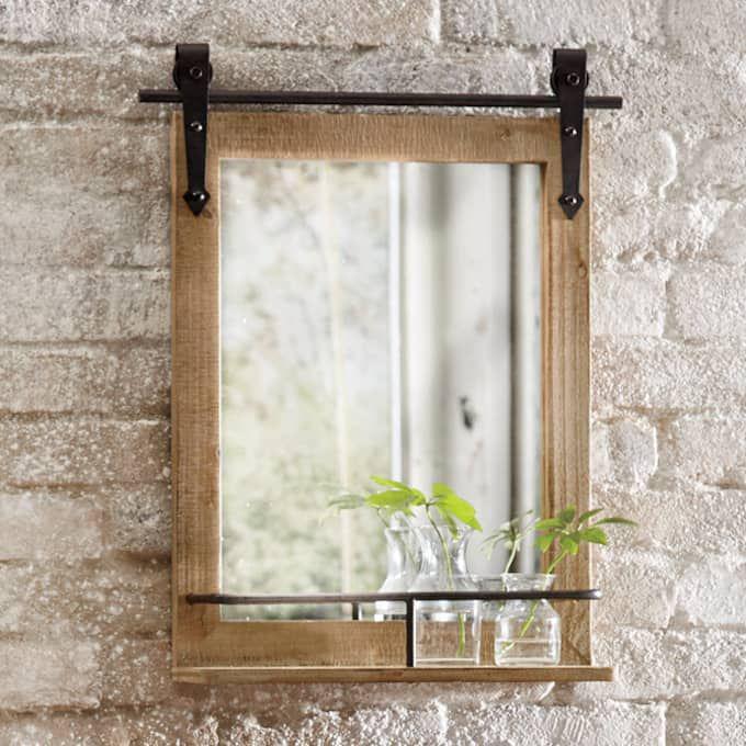 آینه دیواری چوبی (m2762)|ایده ها