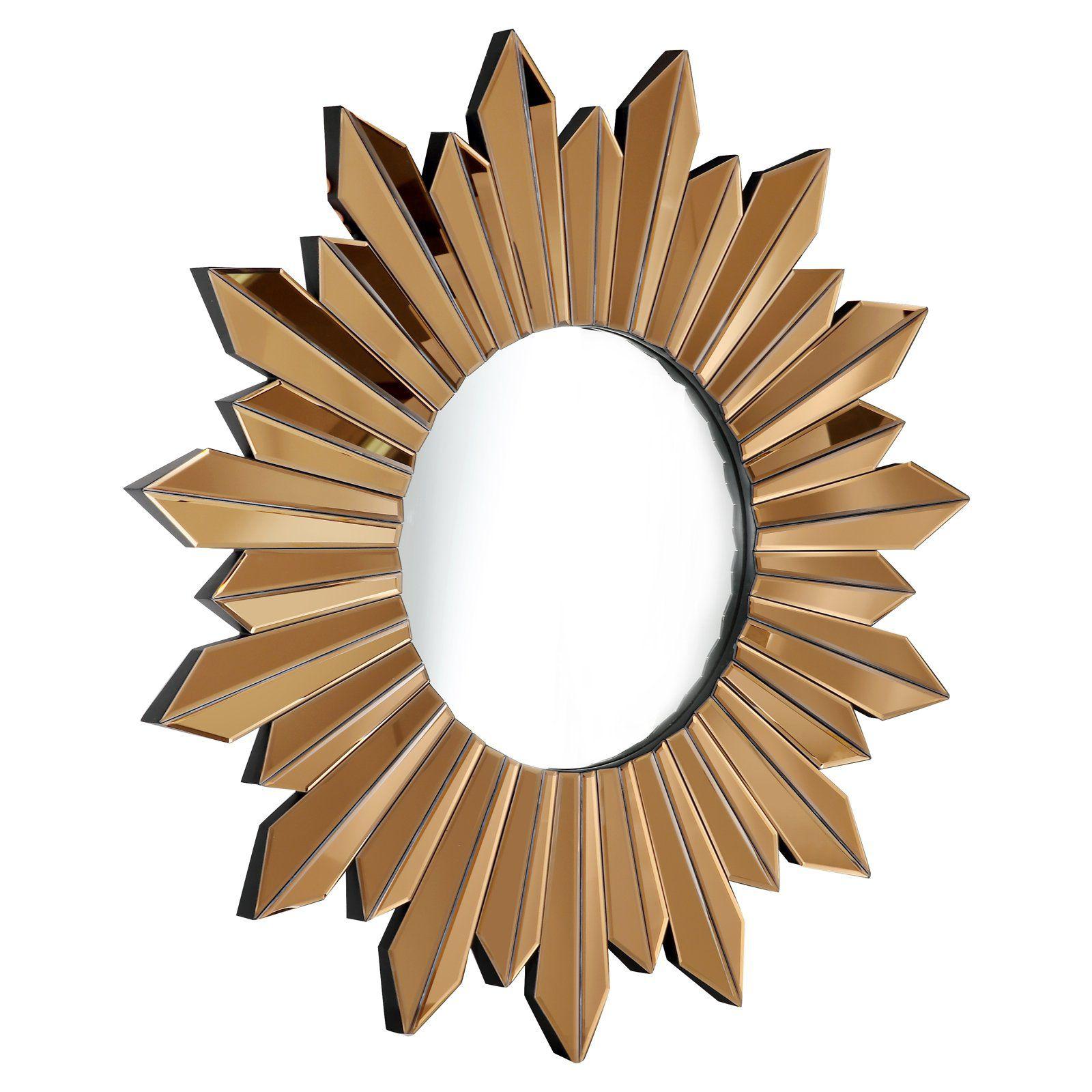 آینه دیواری طرح خورشید (m3065)|ایده ها