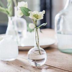 گلدان شیشه ای گرد (m3180)