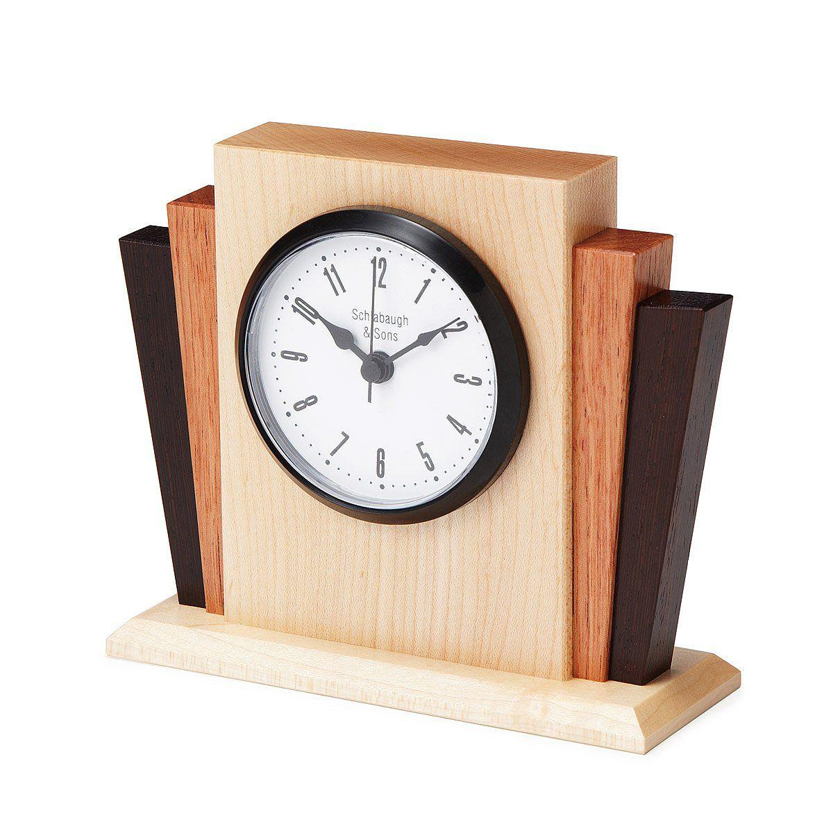 ساعت رومیزی چوبی مدرن و دکوری (m3750)|ایده ها
