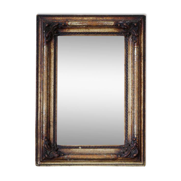 آینه دیواری با قاب چوبی (m3347)|ایده ها