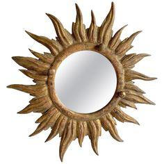 آینه دیواری طرح خورشید (m3724)