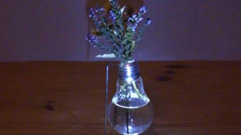 گلدان با لامپ (m4394)|ایده ها