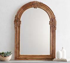 آینه دیواری چوبی (m4254)