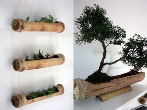جدیدترین مدلهای گلدان چوب بامبو (m4432)|ایده ها