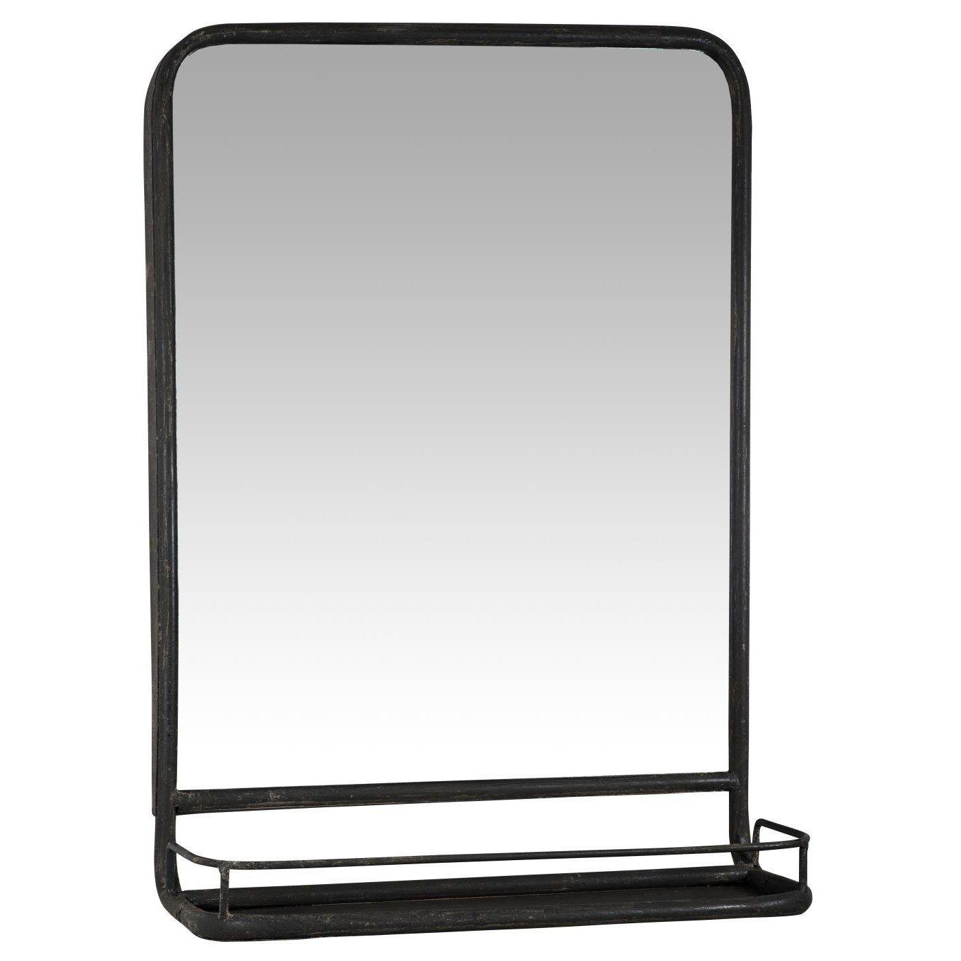 آینه دیواری با شلف (m4603)|ایده ها