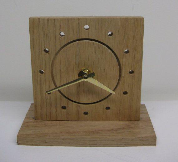 ساعت رومیزی چوبی مدرن و دکوری (m6319)|ایده ها