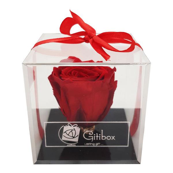 جعبه گل رز جاودان گیتی باکس مدل کیوب 001|دیجی‌کالا