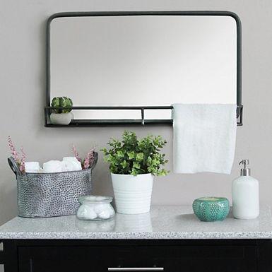 آینه دیواری با شلف (m24815)|ایده ها