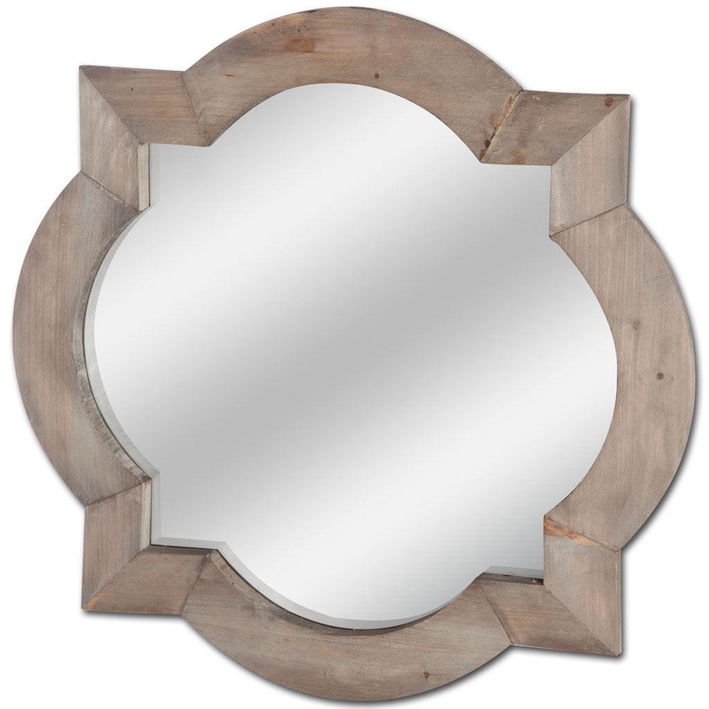 آینه دیواری چوبی (m24963)|ایده ها