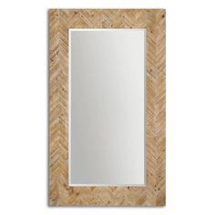 آینه دیواری با قاب چوبی (m24833)