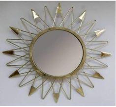 آینه دیواری طرح خورشید (m25076)