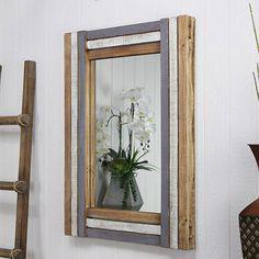 آینه دیواری چوبی (m24959)