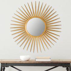 آینه دیواری طرح خورشید (m27285)