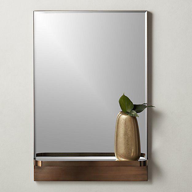 آینه دیواری با شلف (m27425)|ایده ها