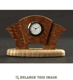 ساعت رومیزی چوبی مدرن و دکوری (m28113)