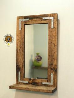 آینه دیواری با شلف (m27433)