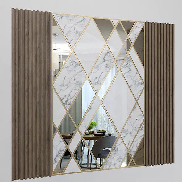 آینه دکوراتیو دیواری (m28051)|ایده ها