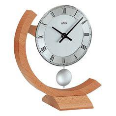 ساعت رومیزی چوبی مدرن و دکوری (m28104)