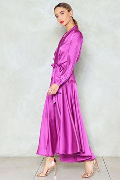 لباس مجلسی ساتن بلند (m28197)