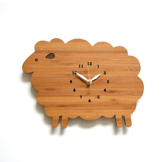 ساعت رومیزی چوبی مدرن و دکوری (m30426)|ایده ها