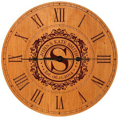 ساعت رومیزی چوبی مدرن و دکوری (m30420)|ایده ها