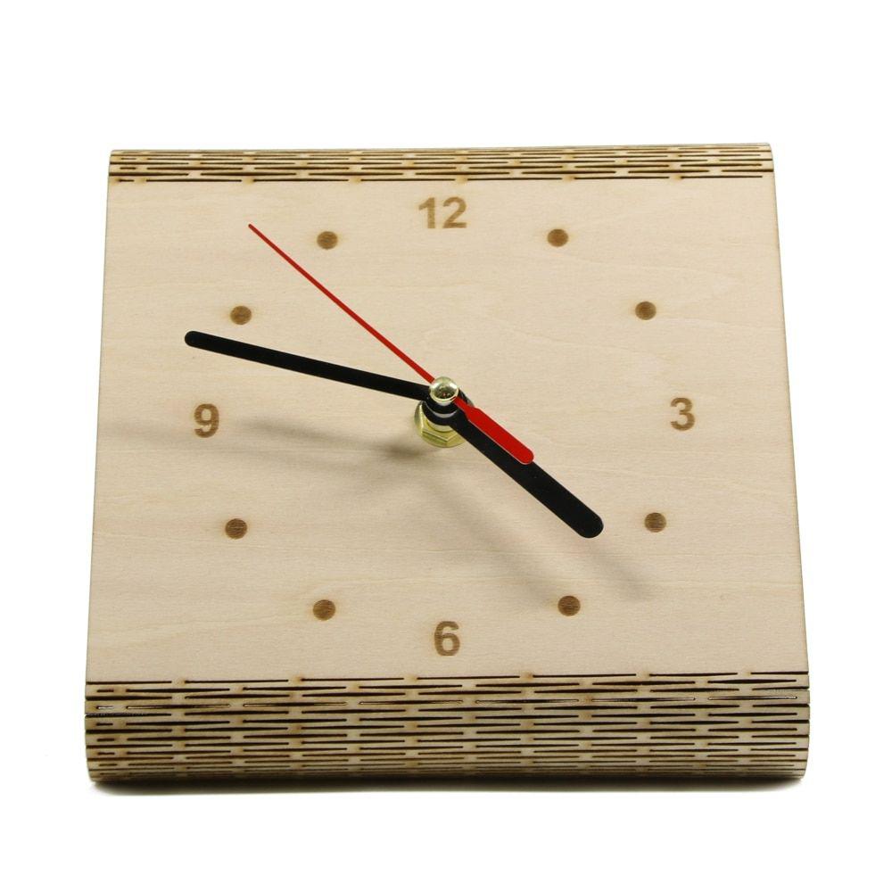 ساعت رومیزی چوبی مدرن و دکوری (m30402)|ایده ها