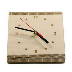 ساعت رومیزی چوبی مدرن و دکوری (m30402)