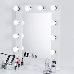 آینه رومیزی آرایش مدل چراغدار (m30319)