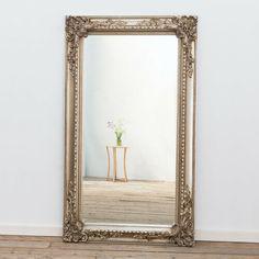 آینه قدی دیواری و ایستاده با قاب چوبی (m30393)