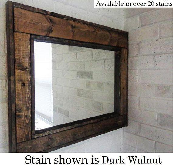 آینه دیواری چوبی (m30979)|ایده ها