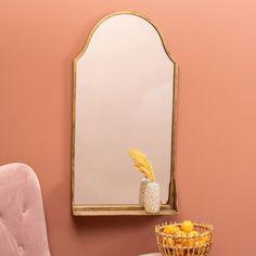 آینه دیواری با شلف (m30733)