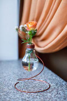 گلدان با لامپ (m31470)|ایده ها