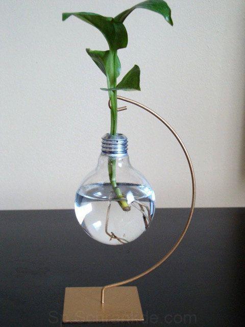 گلدان با لامپ (m32032)|ایده ها