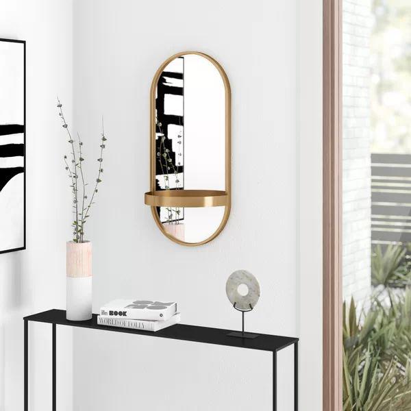 آینه دیواری با شلف (m32818)|ایده ها