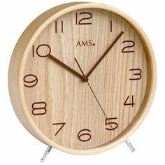 ساعت رومیزی چوبی مدرن و دکوری (m33391)