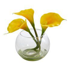 گلدان شیشه ای گرد (m40011)